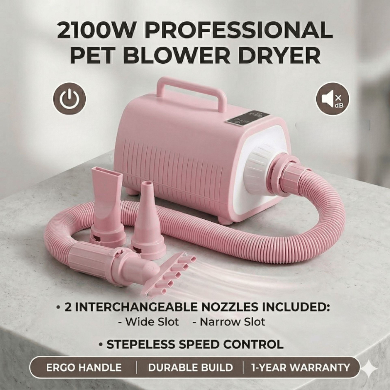 Pet Supplies And More - Профессиональная фен-сушилка для собак, малошумная, для