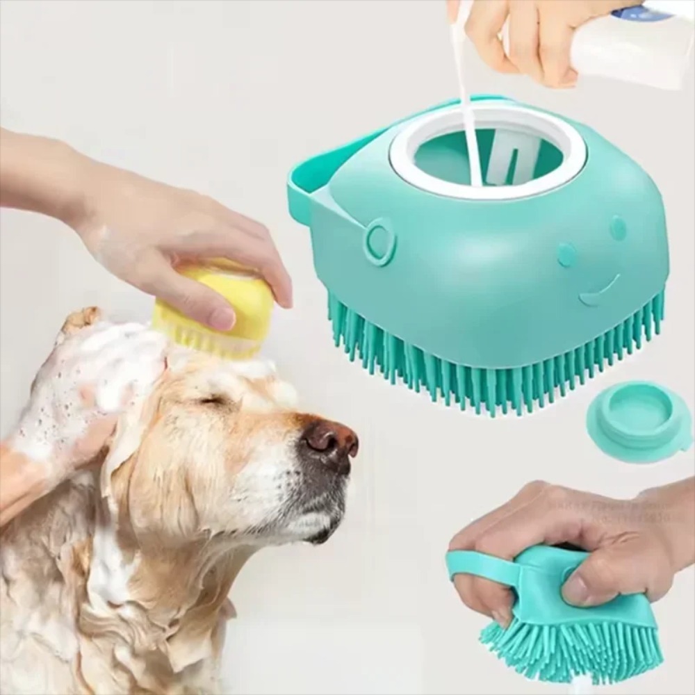 Pet Supplies Vending Machine - Силиконовая массажная щетка для ванной, многофункциональный