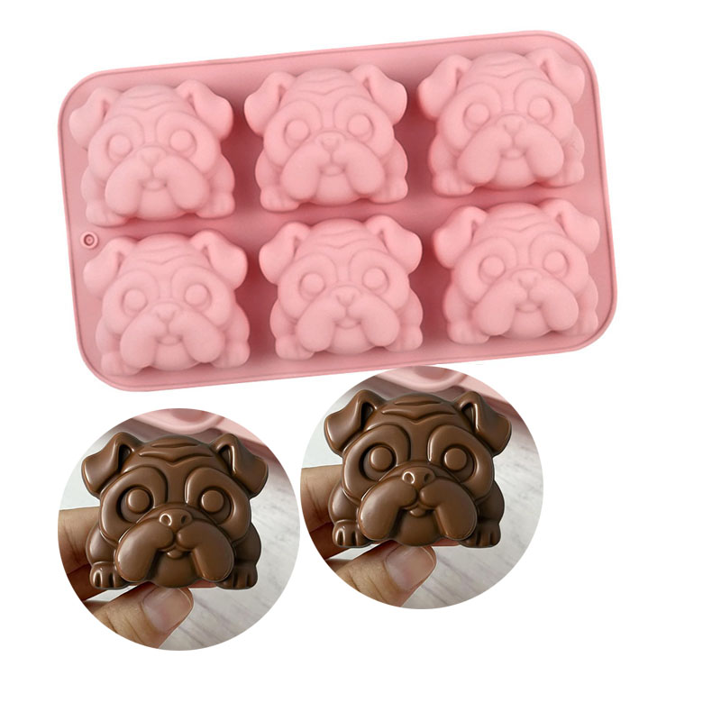 Dog Treat Puzzle Toy - Силиконовая форма для шоколада с изображением