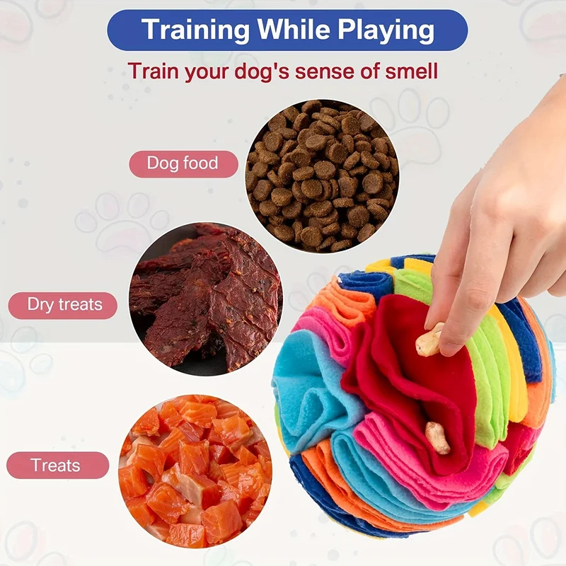 Dog Treat Puzzle Toy - Интерактивные игрушки для собак: нюхательный мяч