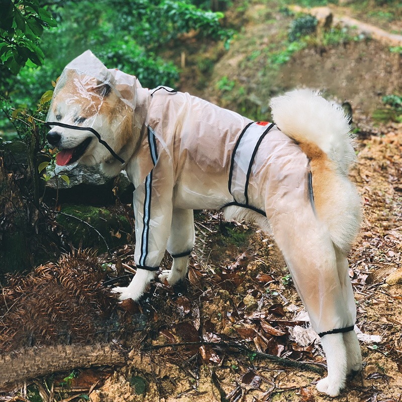 Водонепроницаемый плащ для соб – обзор и цена Dog Raincoat