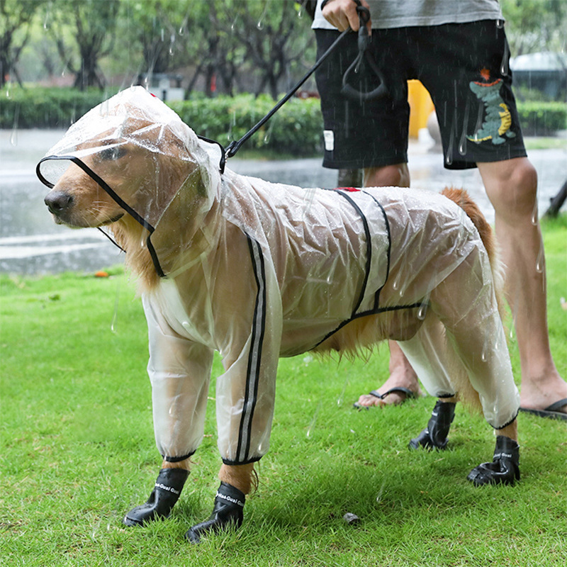 Водонепроницаемый плащ для соб – обзор и цена Dog Raincoat