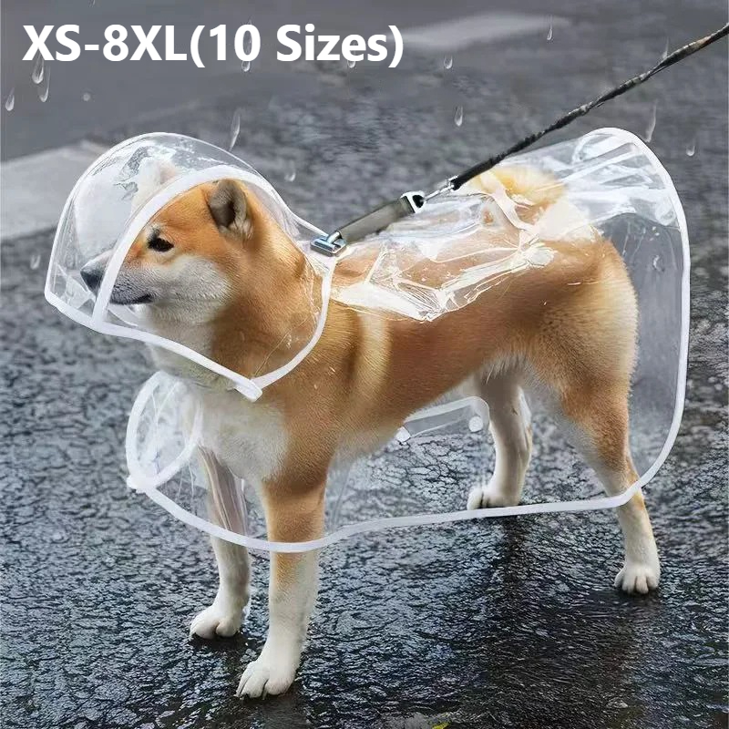 Дождевик для собак XS-8XL, про – обзор и цена Dog Raincoat