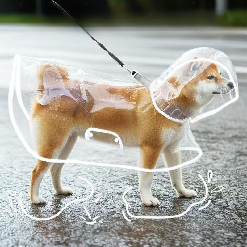 Дождевик для собак XS-8XL, про – обзор и цена Dog Raincoat
